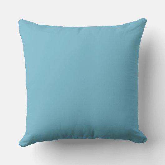 Light Blue Ticking Stripe Cushion Kussen (Achterkant)
