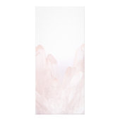 Light Blush Pink Crystals Spa Salon Service Menu (Achterkant)