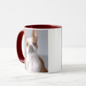 Light Brown Boston Terrier Dog Mok (Voorkant links)