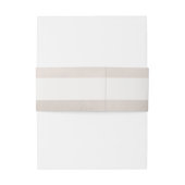 Light Brown Elegant-script Uitnodigingen Wikkel (Achterkant Voorbeeld)