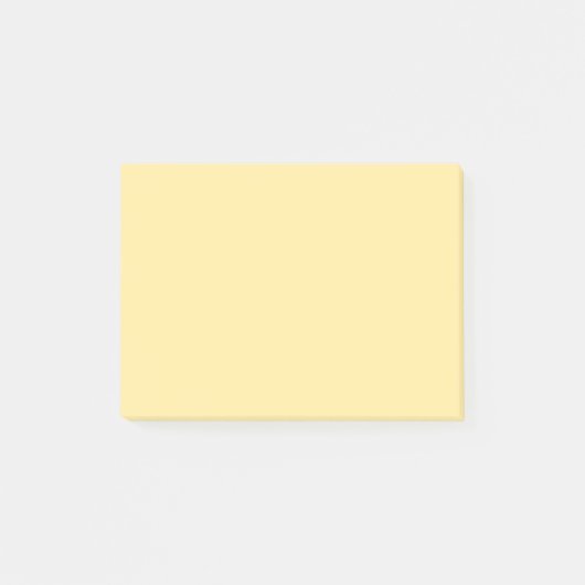 Light Canary Simple 4" x 3" Post-it® Notes (Voorkant)