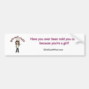 Light Chef Girl Bumpersticker