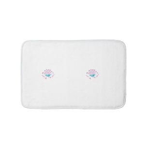 Light Cornflower Blue, Sky Megenta, Girly Badmat