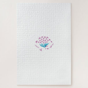 Light Cornflower Blue, Sky Megenta, Girly Legpuzzel
