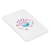 Light Cornflower Blue, Sky Megenta, Girly Magneet (Rechterzijde)