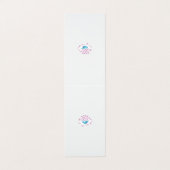 Light Cornflower Blue, Sky Megenta, Girly Visitekaartjes (Buitenkant ongevouwen)