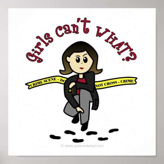 Light CSI Girl Poster (Voorkant)