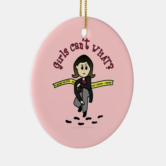 Light CSI rechercheur Keramisch Ornament (Rechts)