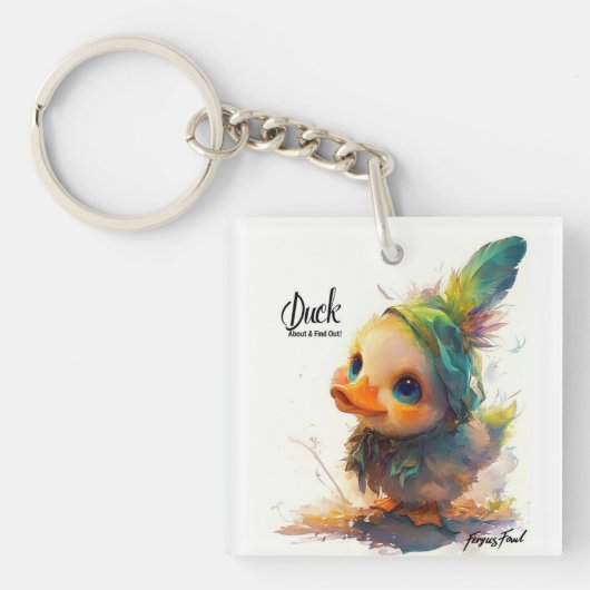 Light Duck Over & Ontdek Sleutelhanger (voorkant)