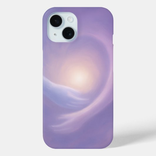 Light Embrace Abstract Lavender Aura Case-Mate iPhone Case (Achterkant)