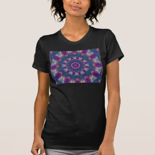 Light Gatherers, Magical Abstract Paars Mandala T-shirt