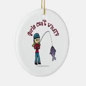 Light Gevist Girl Keramisch Ornament (Rechts)