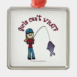 Light Gevist Girl Metalen Ornament