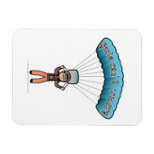 Light Girl Sky Diver Magneet (Horizontaal)