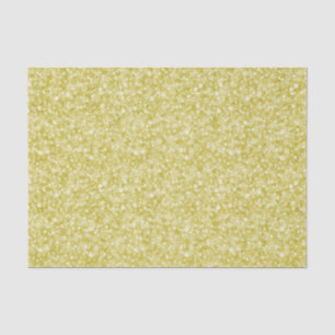 Light Gold Faux Glitter en Sparkles Patroon Tissuepapier