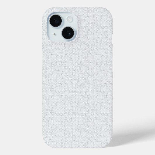 Light Gray Geometric Floral |Modern Summer Pattern Case-Mate iPhone Case (Achterkant)