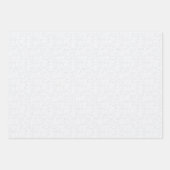 Light Gray Geometric Floral |Modern Summer Pattern Inpakpapier Vel (Voorkant 3)