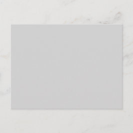 Light Gray Post Card Personalized Greeting Design Briefkaart