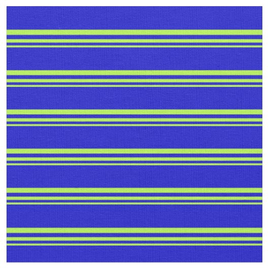 Light Green and Blue Lines/Stripes Pattern Stof (Close Up)