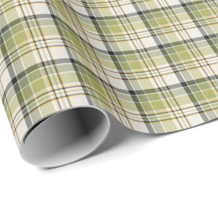 Light Green and Navy Blue Rustic Pset Cadeaupapier