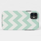 Light Green Chevron Case-Mate iPhone Case (Achterkant (horizontaal))