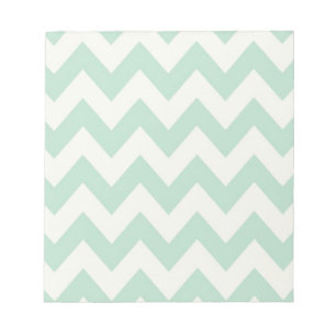 Light Green Chevron-laptops Notitieblok