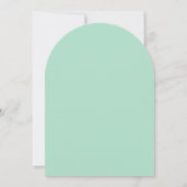 Light Green Folk Art Easter Brunch Arch Invitation (Dos)