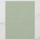 Light green Linen Fabric Texture Briefhoofd (Achterkant)