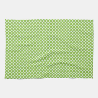 Light Green Polka Dots Theedoek