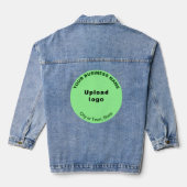 Light Green Round Business Marque pour femmes (Verso)