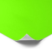 Light Green Simple Abstract Objects Poster (Hoek)