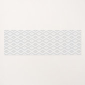 Light grey and white diamond pattern yogamat (Achterkant (horizontaal))