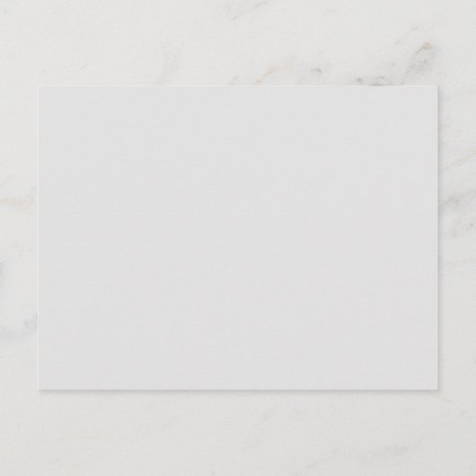 Light Grey and White Monogrammed Note Briefkaart (Achterkant)
