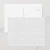 Light Grey Geometric Tile Pattern Aankondigingskaart (Voorkant / Achterkant)
