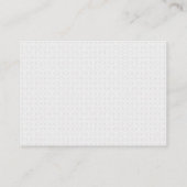 Light Grey Geometric Tile Pattern Contactkaartje (Achterkant)
