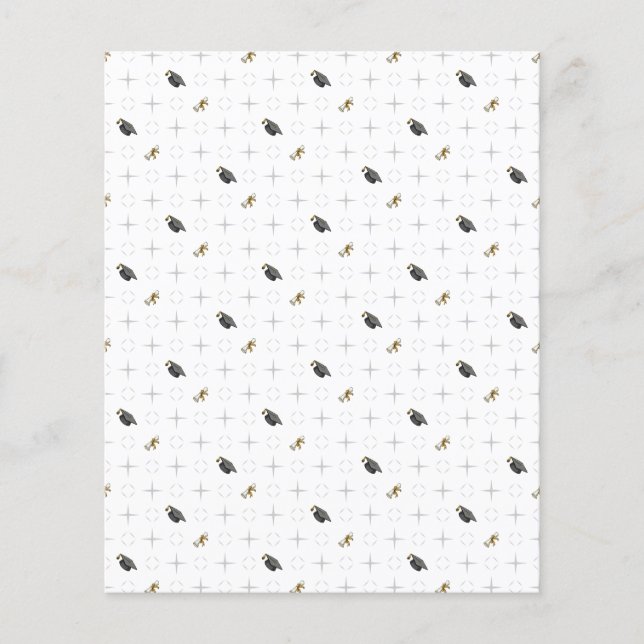 Light Grey Graduy Caps & Diploma Scrapbook (Voorkant)