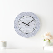 Light Grey Natural Marble Stone Pattern Grote Klok (Huis)