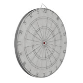 Light Grey Parchment Texture Background Dartbord (Voorkant Links)
