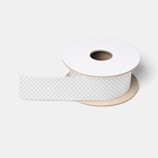 Light Grey White Polka Dot Pattern Lint (Spoel)