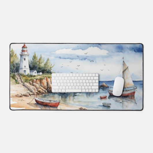 Light House Desk Mats (Clavier et souris)