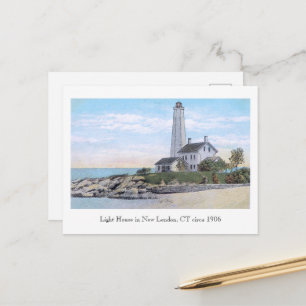 Light House New London CT Briefkaart