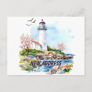 Light House  We Moved New Home Moving New Root Briefkaart