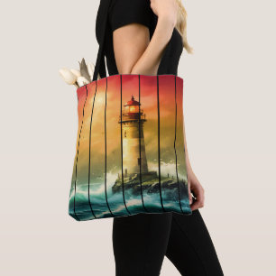 Light House Zee Shore Ocean Watch Draagtas