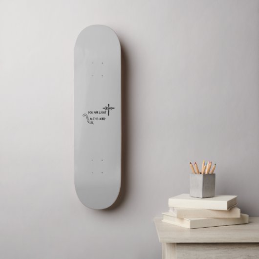 Light in the Lord  Skateboard (Muurkunst)