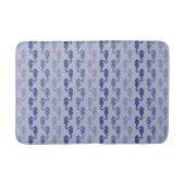 Light Indigo Seahorse Links Bath Mat (Voorkant)