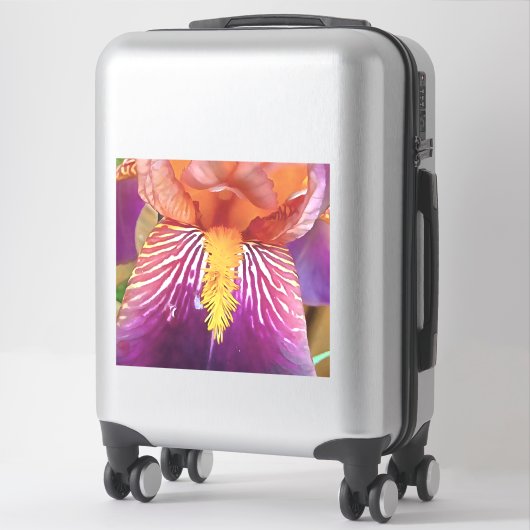 Light Iris Macro Artistic Abstract Sticker (Koffer)