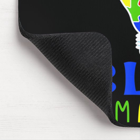 Light It Up Blue Autism Awareness Autistic Puzzle Muismat (Hoek)