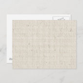 Light Linen Background-Briefkaart Briefkaart (Voorkant / Achterkant)