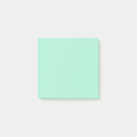Light Mint Square Post-it Notes (Voorkant)