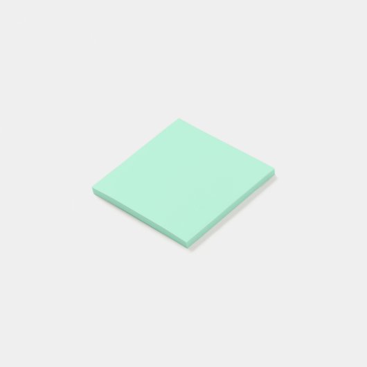 Light Mint Square Post-it Notes (Schuin)